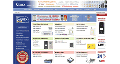 Desktop Screenshot of conex.sk